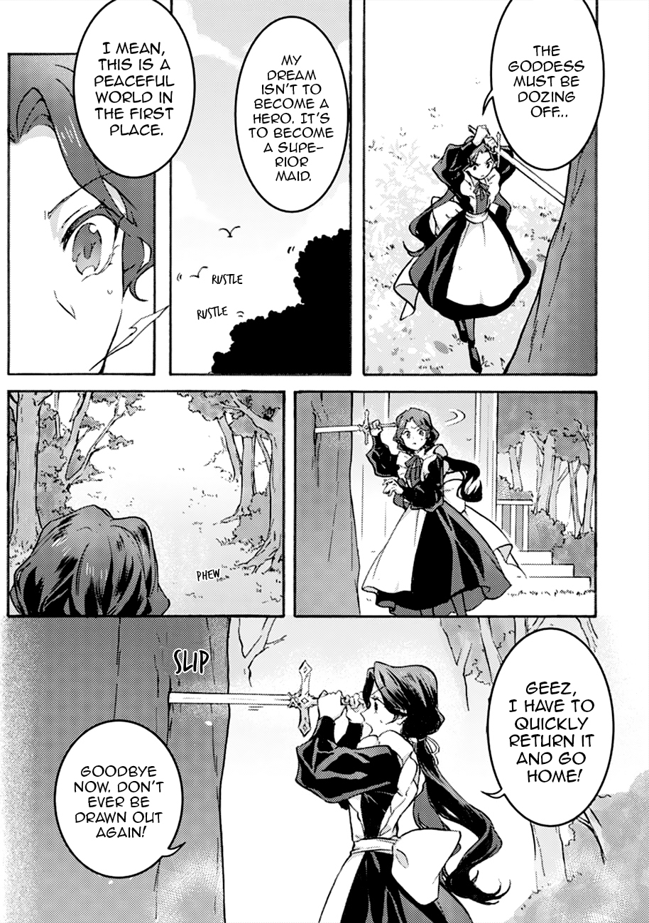 I'm a Lady's Maid, but I've Pulled Out the Holy Sword! Chapter 1 15